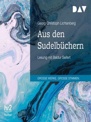 cover image of Aus den Sudelbüchern (Gekürzt)